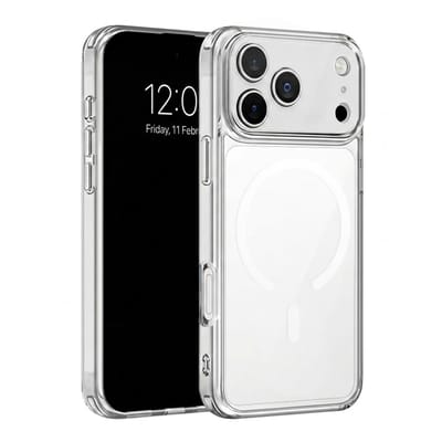 imoshion Hoesje - Geschikt voor Apple iPhone 18 Pro / 17 Pro - Protective Backcover geschikt voor MagSafe - Transparant
