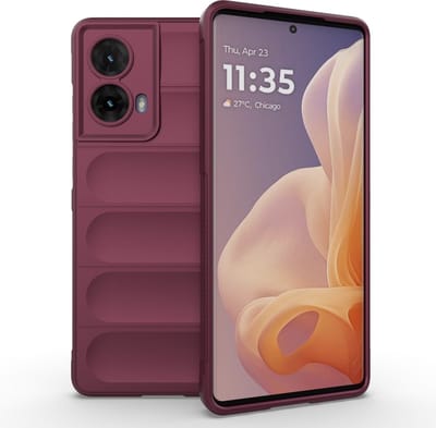 Coverup Hoesje - Geschikt voor Motorola Moto G85 Hoesje - Coverup Hands-On Rugged Back Cover - Bordeaux