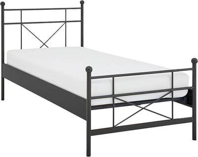 Maxi Bed Milano 1-persoons - 90 x 210 cm - antraciet