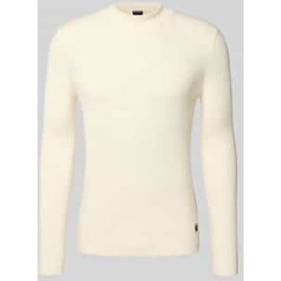 Gebreide pullover met ribboorden, model 'Donteo'