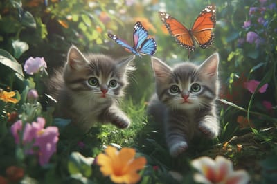 Extra Grote A1 Kitten Poster