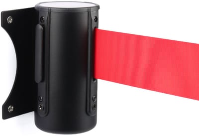 Wandsysteem met Trekband - Zwart - Rood