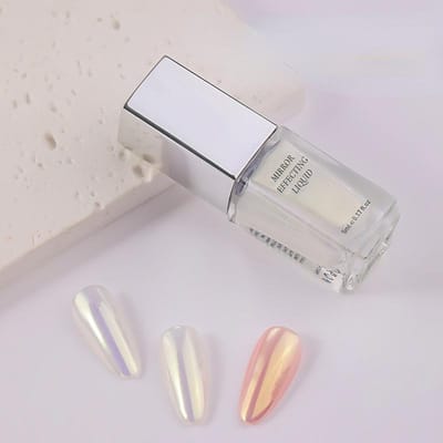 5ml Magic Chrome Vloeibaar Aurora Poeder Metallic Spiegeleffect Nagellak DIY Nail Art Decoratie