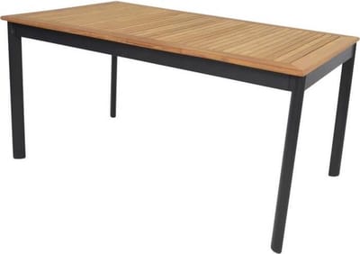 Sunburst - Monza dinertafel - Zwart/Bruin