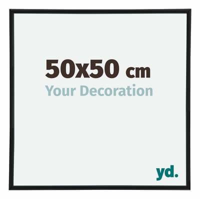 Your Decoration - Puzzellijst 50x50 cm - Zwart Mat - Puzzellijst 500-1000 stukjes - Kunststof Fotolijst - Annecy
