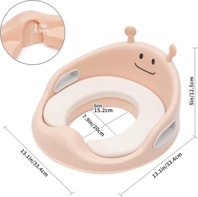 Toiletbril voor kinderen, toilettraining, toilettrainer, wc-bril, babytoiletbril voor kleine kinderen, geschikt voor ronde en ovale toiletten
