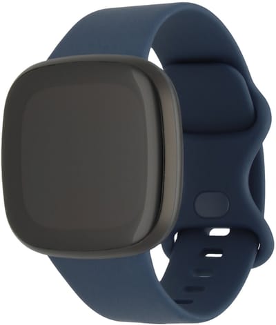 123watches sport band - marineblauw - SM - Geschikt voor Fitbit Versa 3 & 4 / Sense