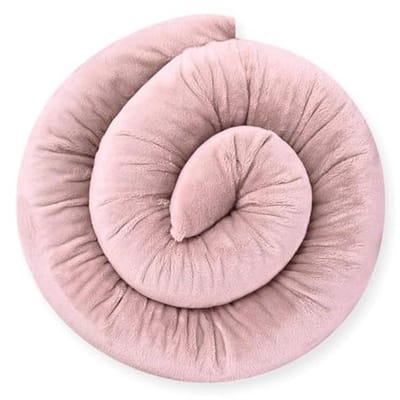 Zijslaapkussen en zwangerschapskussen - Multifunctioneel bedrol voor optimale slaapcomfort (Pastel rozen)