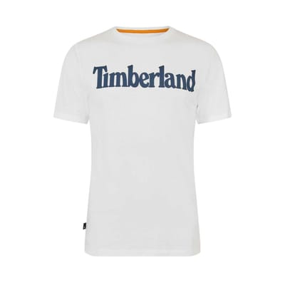 Timberland Heren Kennebec rivier katoen T-shirt (Wit)