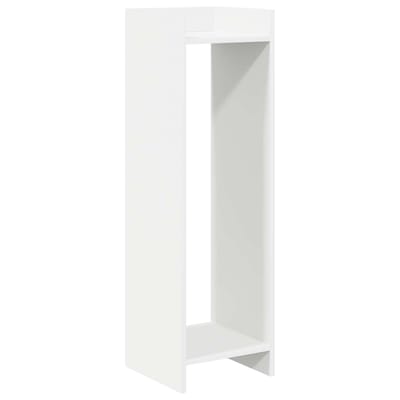 vidaXL - Plantenstand - Wit - 30 - x - 30 - x - 100 - cm - Bewerkt - hout