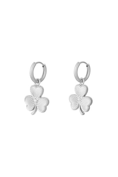 four-leaf clover oorbellen