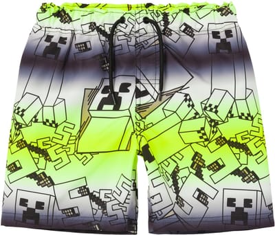 NAME IT NKMMUXIN MINECRAFT SWIMSHORTS BFU Jongens Zwembroek - Maat 110