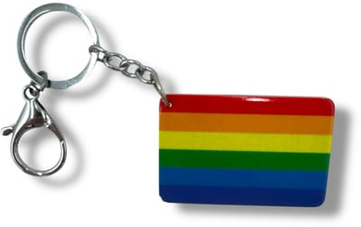 Regenboog Sleutelhanger – Pride Sleutelhanger – Inclusieve Sleutelaccessoire