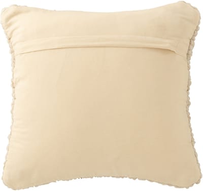 J-Line kussen Geweven - polyester - ecru