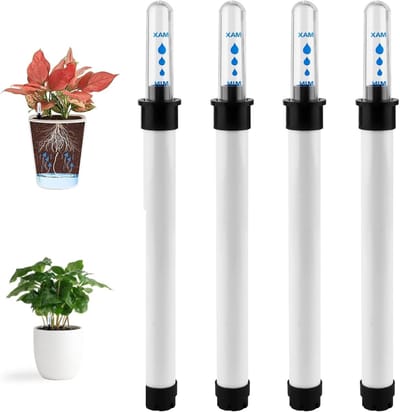 Waterniveau-indicatoren voor planten - Set van 4 plastic indicatoren voor hydrocultuur en binnenplanten, ideaal voor optimale plantverzorging