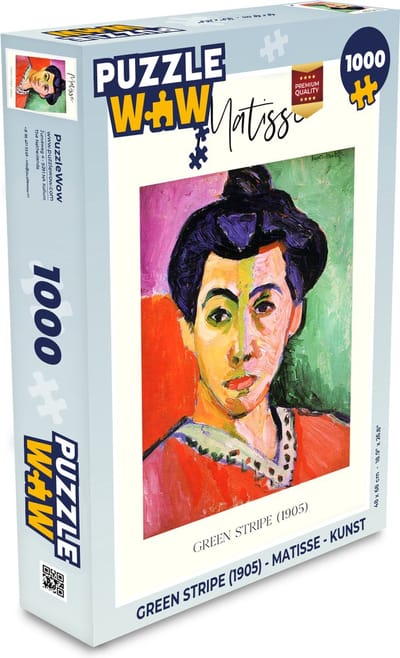 Puzzel Green stripe (1905) - Matisse - Kunst - Legpuzzel - Puzzel 1000 stukjes volwassenen