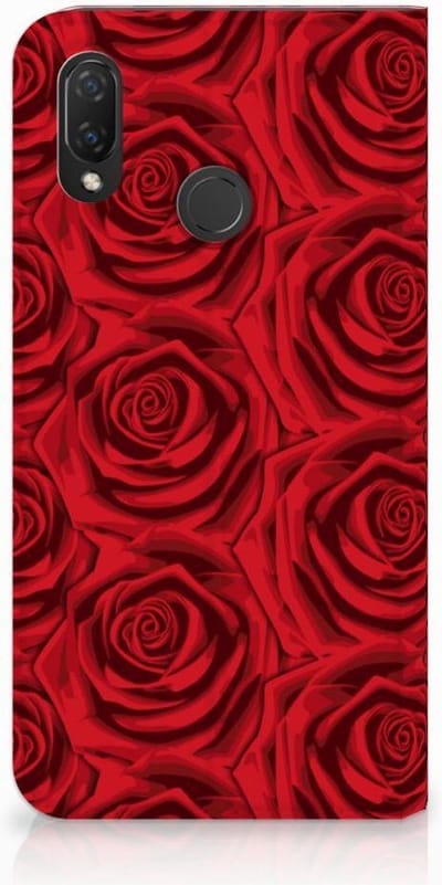 Huawei P Smart Plus Smart Cover Red Roses