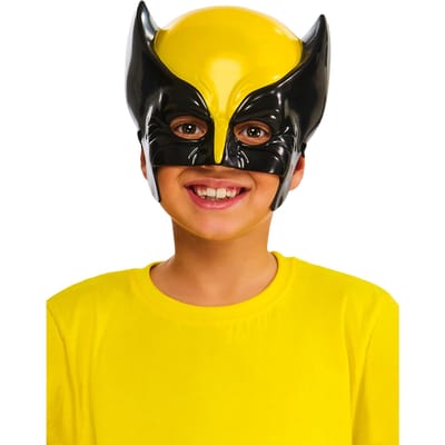 X-Men 97 Kinderen/Kids Wolverine 1/2 Masker One Size geel/zwart