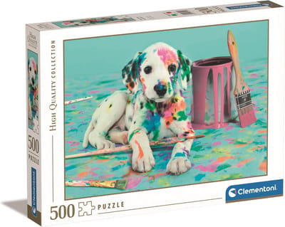 Clementoni - Puzzel - 500 Stukjes - The Funny Dalmatian - Puzzel Voor Volwassenen