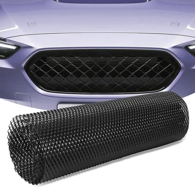 Auto Aluminium Racingrooster 100 x 33 cm - Zwart Grill Inzetstuk voor Ventilatie