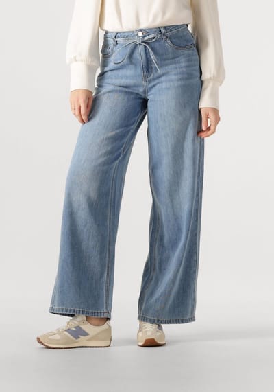 Object Wide leg jeans Strikceintuur