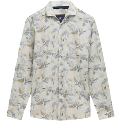 State of Art Overhemd Overhemd Met Botanische Aquarelprint 21416184 1453 Mannen Maat - XL