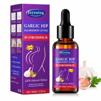 Jaysuing Garlic Hip Oil | Billen Olie | Butt Lifting Oil | Booty Lift | Verstevigende Billenolie | Anti Cellulitis Olie | Bilvergroting | Heupvergroting | Billen Serum | Booty Firming Oil | Massageolie Billenverzorging