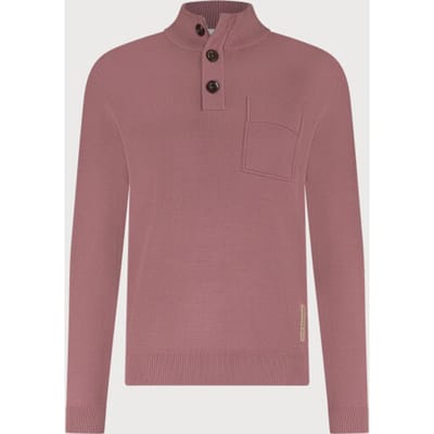 Blue Industry De pullover met knoop- en ritssluiting |
