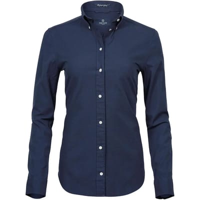 Tee Jays - WomenÂ´s Perfect Oxford Shirt - Navy maat XS