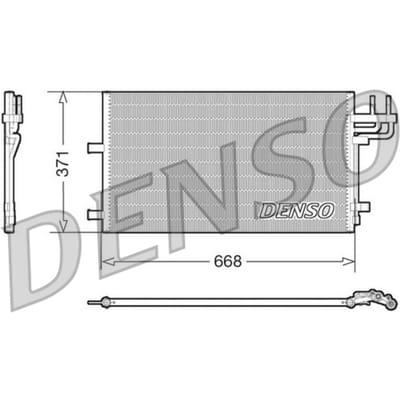 Condensator, airconditioning DENSO DCN10007