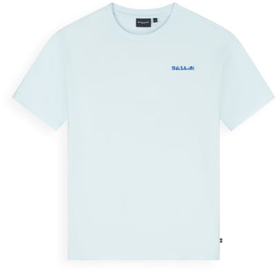 Ballin Amsterdam - Jongens Loose fit T-shirts Crewneck SS - Light Blue - Maat 10