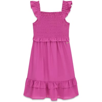 Poplin jurk voor meisjes Guess