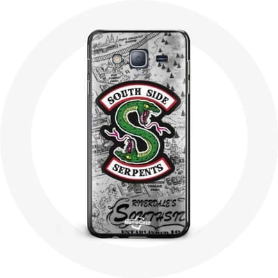 Hoesje voor Samsung Galaxy j3 2016 Riverdale South Side Serpents-logo