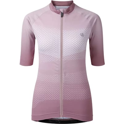 Dare2B dames fietsshirt met korte mouwen en bliksemprint