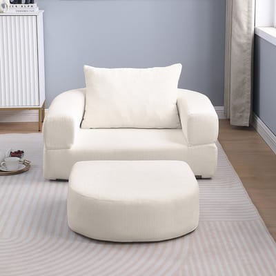 BLACKCOLORS - Futon slaapbank Plus - Voor kleine ruimtes - Vloerbank met armleuningen - Opvouwbare bank - Slaapfauteuil met kussen - Comfortabel en draagbaar - Vloerligstoel - Voor woonkamer en slaapkamer