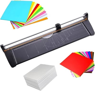 Handmatige Papiersnijder - Guillotine Trimmer - Precisie Snijden - Stalen Basis - 60 cm Snijbreedte - Zwart