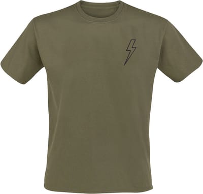 AC/DC High voltage Heren T-shirt - olijf - 3XL