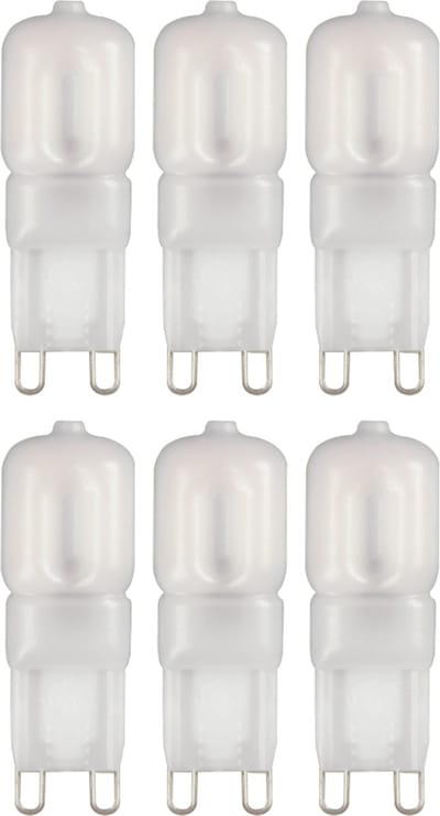 Prolong LED Capsulelampen G9 Mat - Warm wit - 220-240V - 2.5W (25W) - 6 Mini Steeklampen