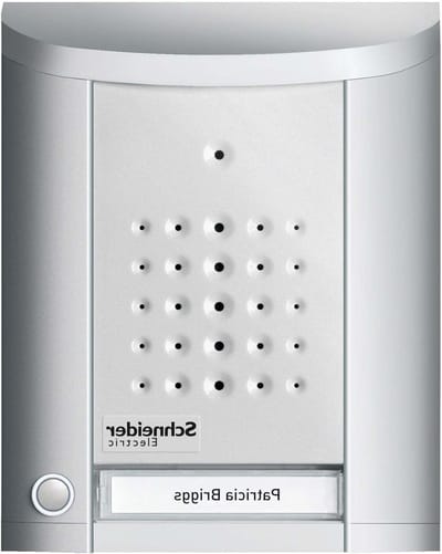 Deurstation - Intercom Buiten - Toegang Controleren - Opbouw Montage - One Size - Zilver