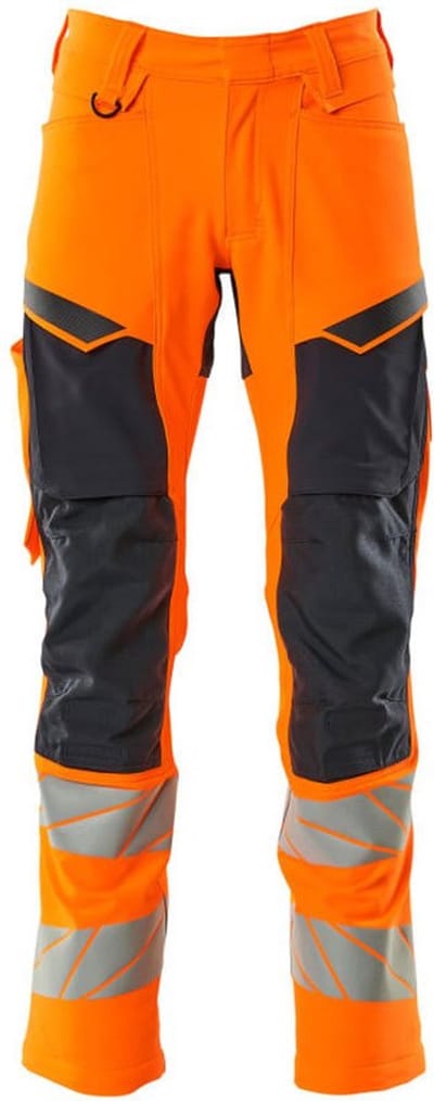 Mascot Accelerate Safe Broek met kniezakken 19479-711 - hi-vis oranje/donkermarine - C45 - 82