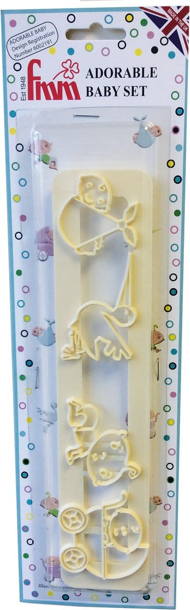 FMM Adorable Baby Set - Uitsteekset in liniaalvorm