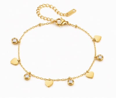 Luxe armband - Verguld - vrouwen armband - Goudkleurig armbanden - hoogwaardig roestvrij staal- armbandje - Goudkleurig - cadeau - verjaardag cadeau