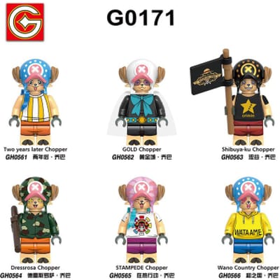 X0352 0353 0356 G0171 Kt1013 One Piece Bouwsteen Speelgoed