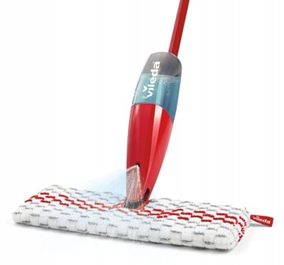 Vileda Spray & Clean - Dweil met tank - Rood