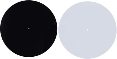 Acryl Draaischijf Mat - Platenspeler Slipmat - Voller Geluid Genieten - Upgrade Geluidskwaliteit - 3 mm Dik - Transparant Zwart