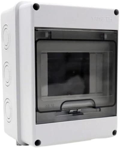Zekeringkast Opbouw - Verdeelkast Waterdicht - Buiten Elektra - IP65 Waterdicht - 5 Modules - Grijs