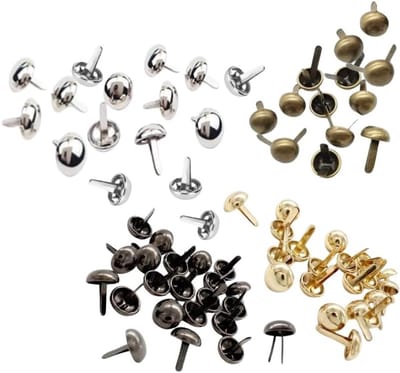 200 Stuks Acryl Voeten voor Handgemaakte Tassen, Metalen Voeten, Rivets en Accessoires voor Lederbewerking