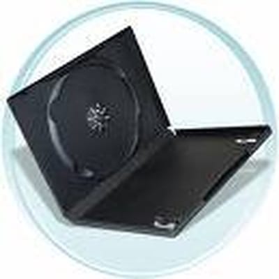 JHUBERS- CD/DVD Hoesjes Ultra-dun - CD Opbergmap - DVD Hoesjes - 10 Stuks - Slimline - Hoes voor Etiketten