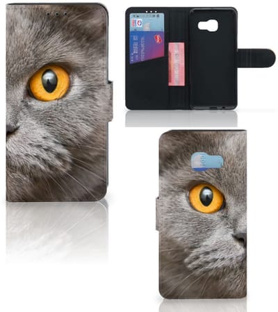 Telefoonhoesje met Pasjes Samsung Galaxy A3 2017 Britse Korthaar