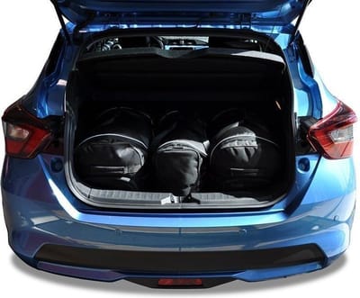 NISSAN MICRA 2017+ 3-delig Bespoke Reistassen Auto Interieur Kofferbak Organizer Accessoires